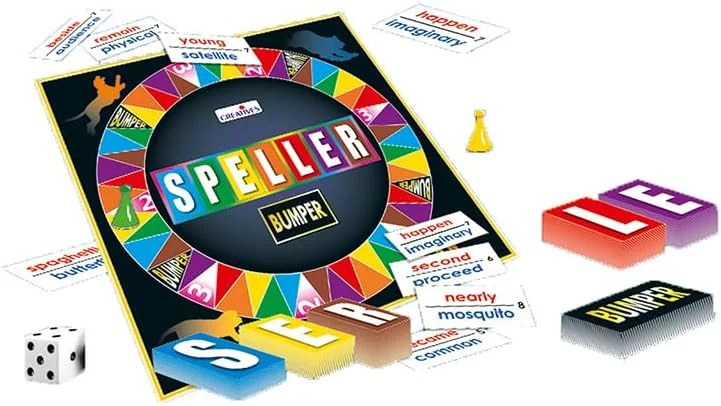 بازی آموزشی و سرگرم‌کننده املا برای کودکان 8 سال به بالا | تقویت واژگان، کلمه‌سازی و مهارت‌های زبانی | هدیه برای پسران و دختران | 2 تا 6 بازیکن