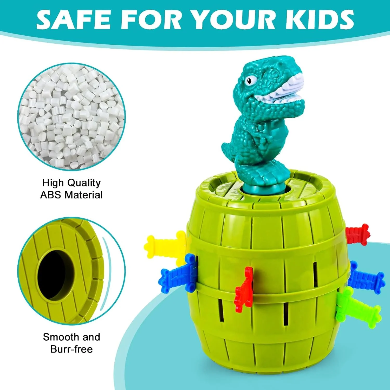 بازی پاپ آپ دایناسور برای پسران و دختران 3 تا 8 ساله، اسباب بازی پاپ آپ دایناسور، بازی پاپ آپ آموزشی، بازی پاپ آپ تعاملی برای کودکان