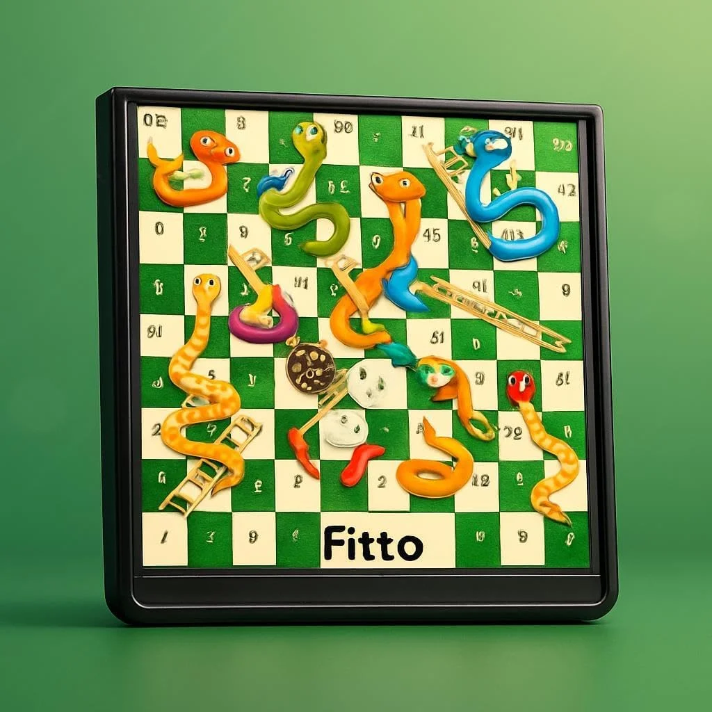 بازی فیتو مار و پله برای تفریح و سرگرمی خانوادگی - بازی آموزشی کلاسیک برای کودکان و بزرگسالان