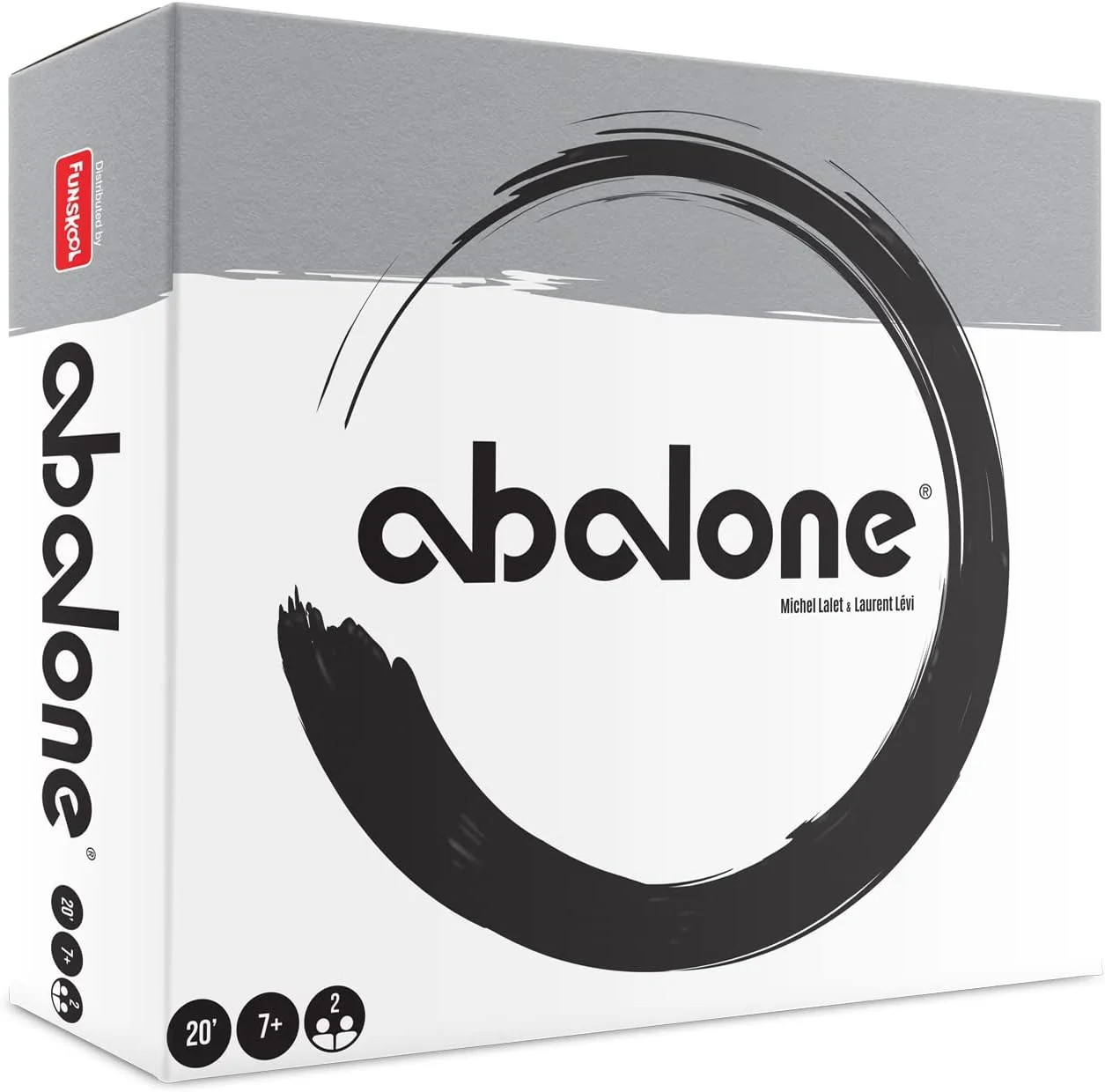 آبالون فانسکول، بازی استراتژیک، بازی تخته ای برای کودکان و بزرگسالان، آموزشی، 2 بازیکن، 24 مهره سیاه و سفید، سرگرمی خانوادگی، اسباب بازی فعالیت یادگیری برای کودکان، ست هدیه برای کودک، 7+ سال