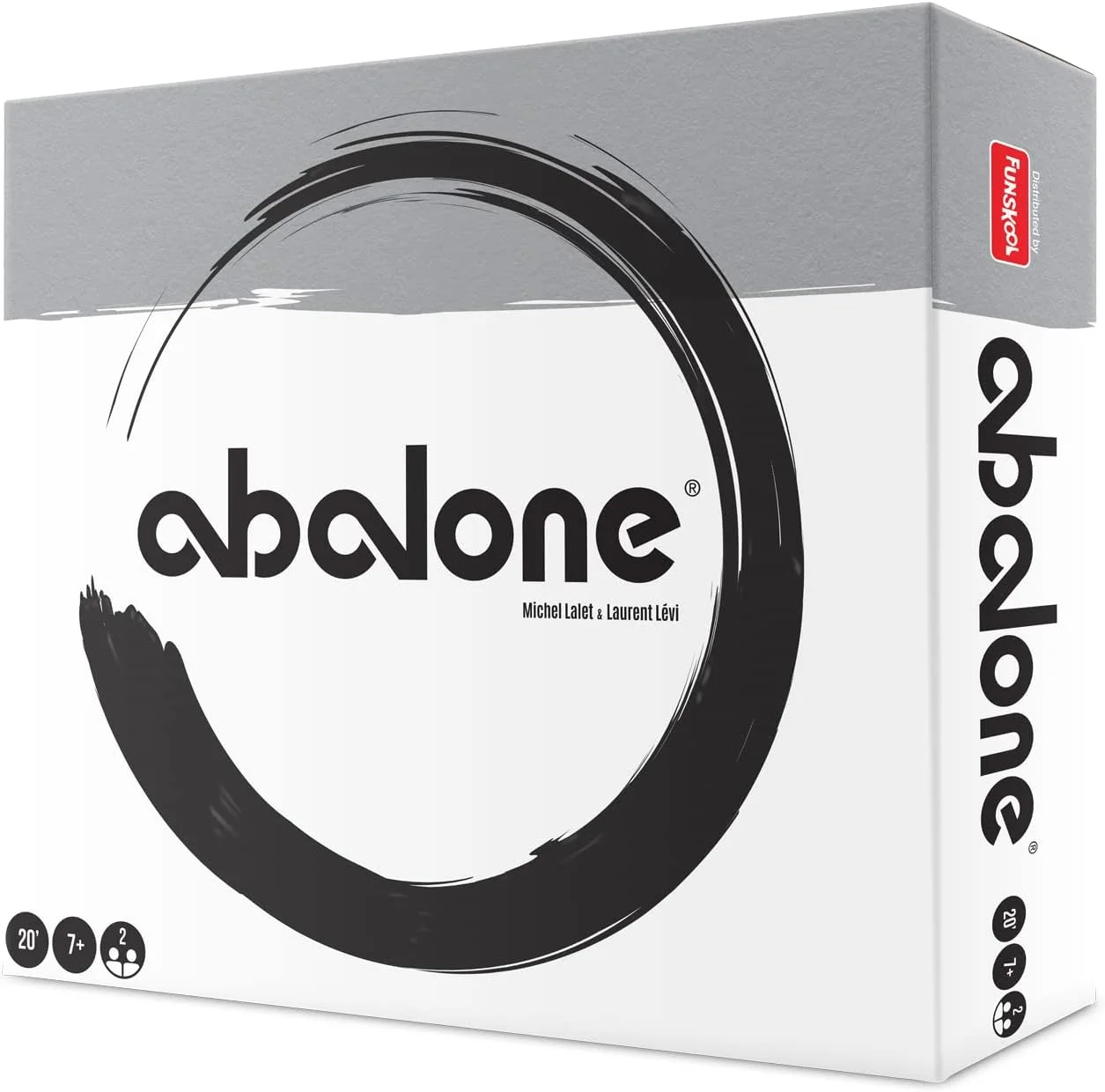 آبالون فانسکول، بازی استراتژیک، بازی تخته ای برای کودکان و بزرگسالان، آموزشی، 2 بازیکن، 24 مهره سیاه و سفید، سرگرمی خانوادگی، اسباب بازی فعالیت یادگیری برای کودکان، ست هدیه برای کودک، 7+ سال