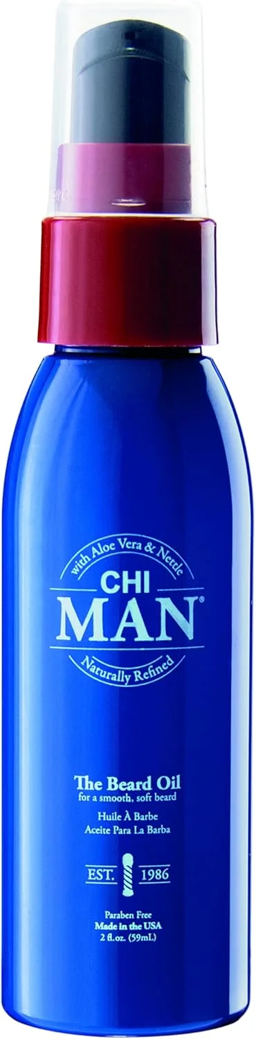 روغن ریش مردانه CHI. مرطوب کننده و نرم کننده ریش. با رایحه عود، 2 اونس روغن ریش مردانه CHI. مرطوب کننده و نرم کننده ریش. با رایحه عود، 2 اونس