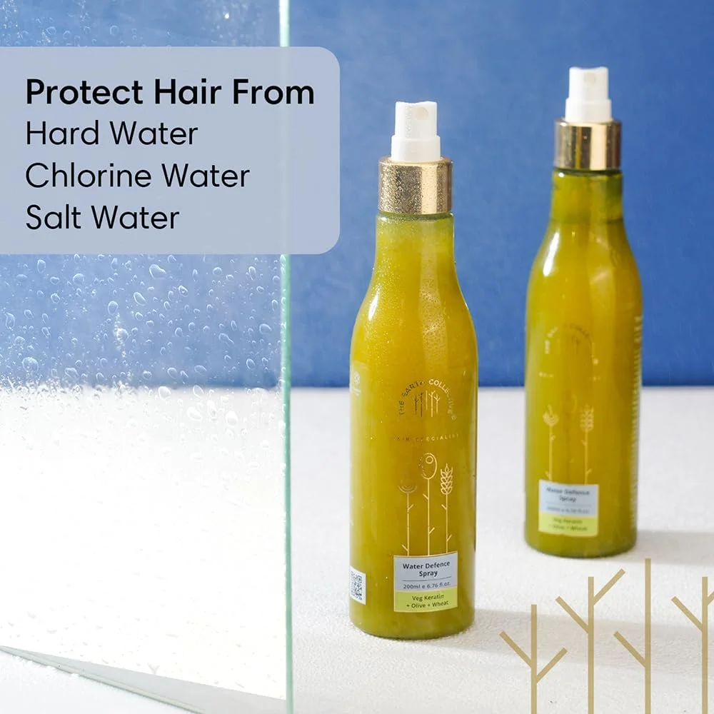 اسپری محافظ مو در برابر آب Earth Collective | حفظ رطوبت مو | محافظت از آسیب آب سخت و جلوگیری از شکستگی مو | حفظ pH متعادل | مناسب برای انواع مو | 200 میلی لیتر