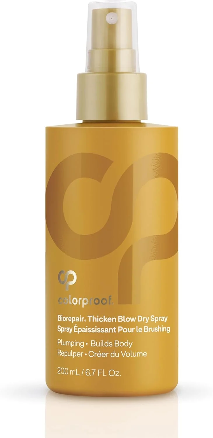 اسپری حجم دهنده مو ColorProof Biorepair، 200 میلی لیتر - برای موهای نازک و رنگ شده، افزایش دهنده ضخامت، حجم و تراکم، حالت دهنده نرم و ماندگار، موهایی ضخیم تر و پرپشت تر، بدون سولفات
