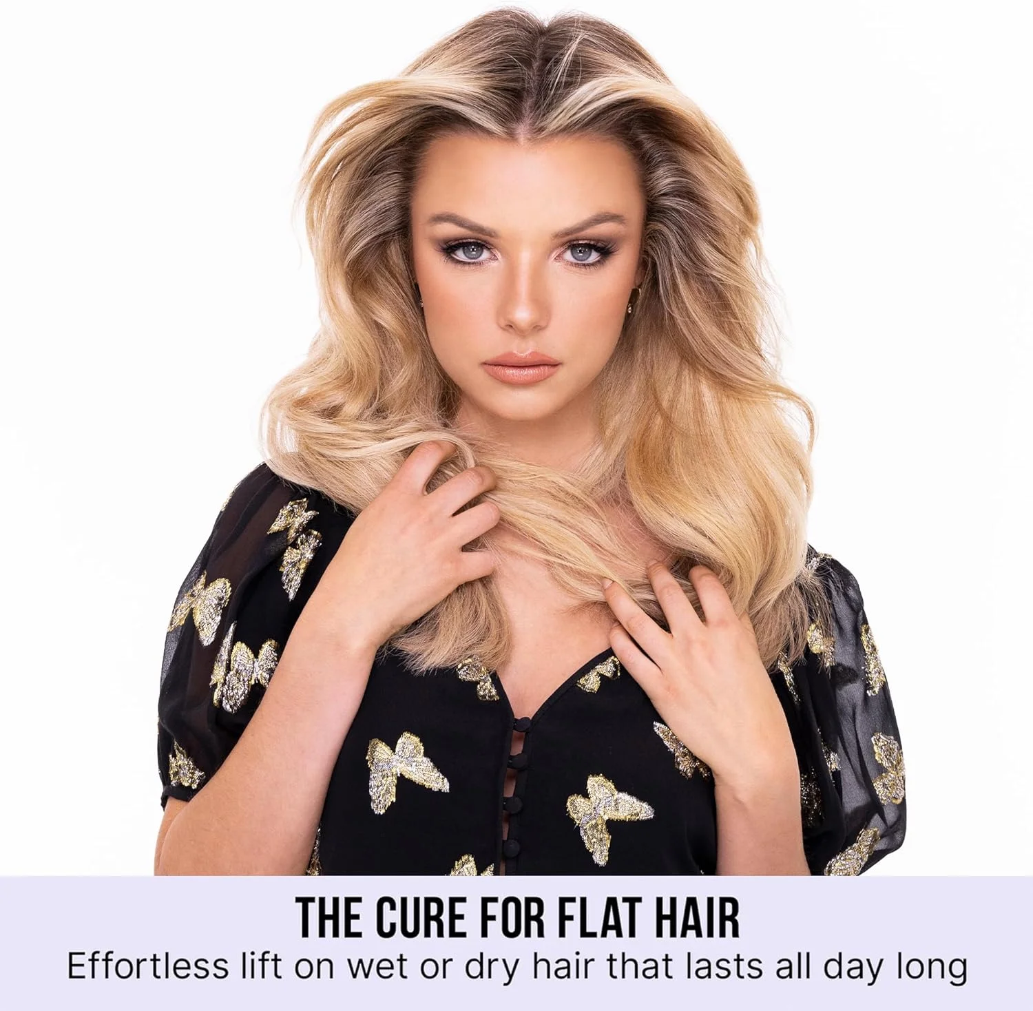 اسپری افزایش حجم و لیفت ریشه مو کالر واو، 50 میلی لیتر - حجم دهنده تمام روز برای موهای نازک و کم حجم بدون کدر کردن رنگ مو