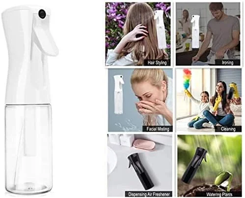 بطری اسپری مو 150 میلی لیتری، اسپری کننده ماشه ای مه پاش مداوم آب برای حالت دادن به مو، تمیز کردن گیاهان، دوش گرفتن حیوانات خانگی، آبیاری گیاهان