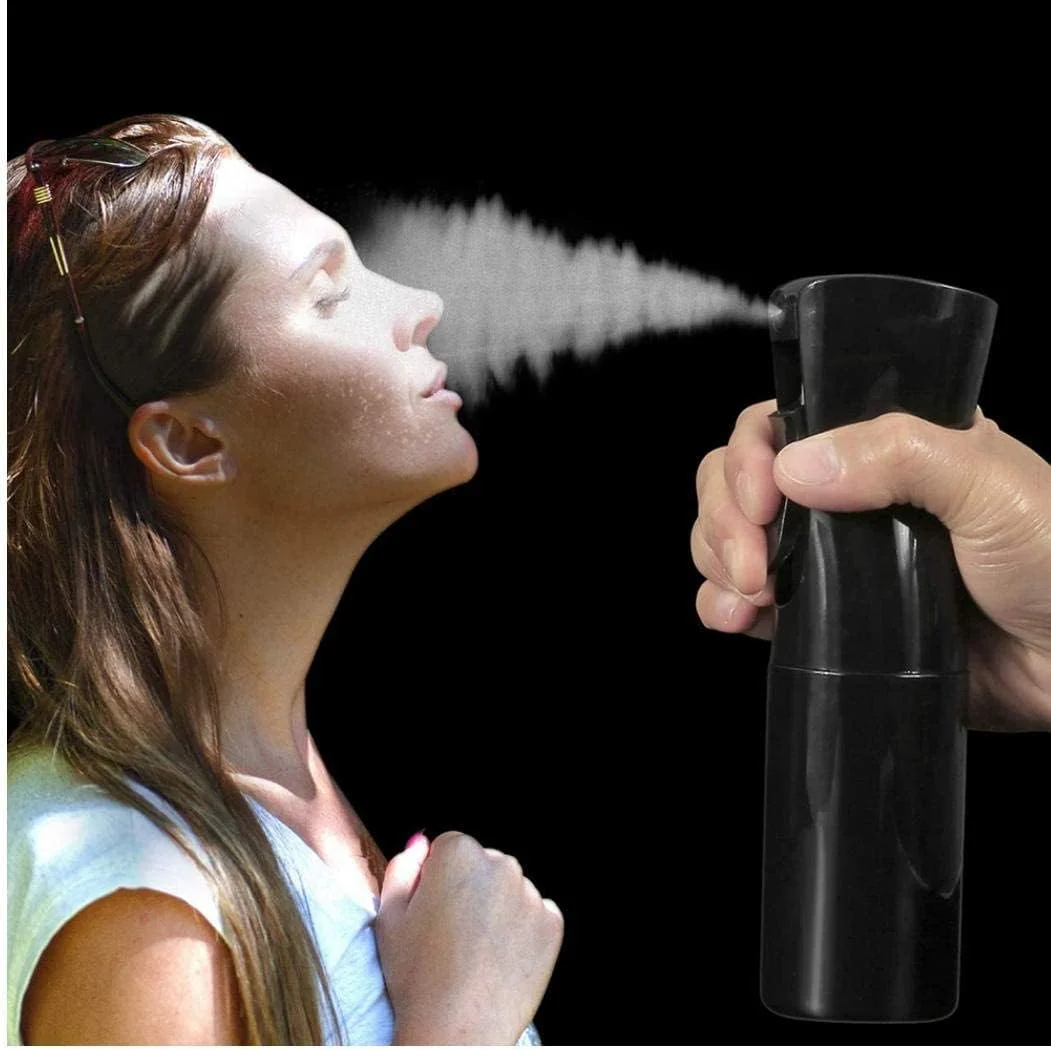 بطری اسپری آب 1 عدد، بطری اسپری مداوم، افشانه مه پاش ریز قابل شارژ مجدد، بطری اسپری خالی با ماشه برای حالت دادن به مو، آبیاری گیاهان، دوش گرفتن حیوانات خانگی