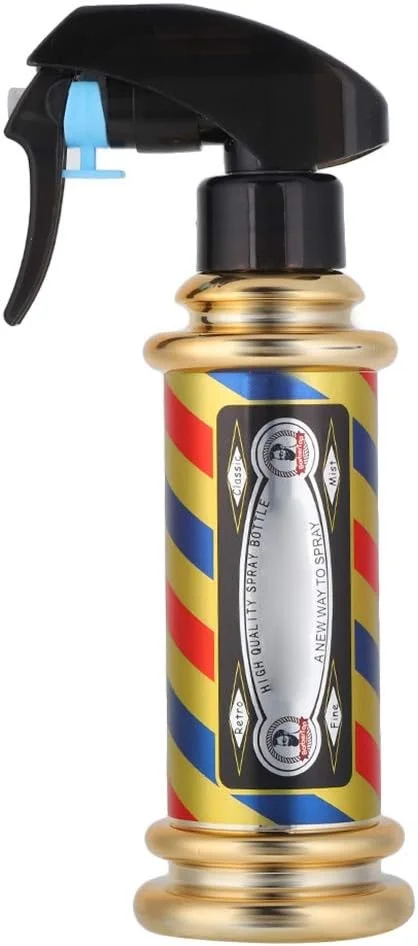 بطری اسپری آب مو، بطری اسپری مه مو، بطری اسپری مداوم برای آرایشگر، بطری اسپری خالی برای تمیز کردن، باغبانی، حالت دادن به مو (طلایی)