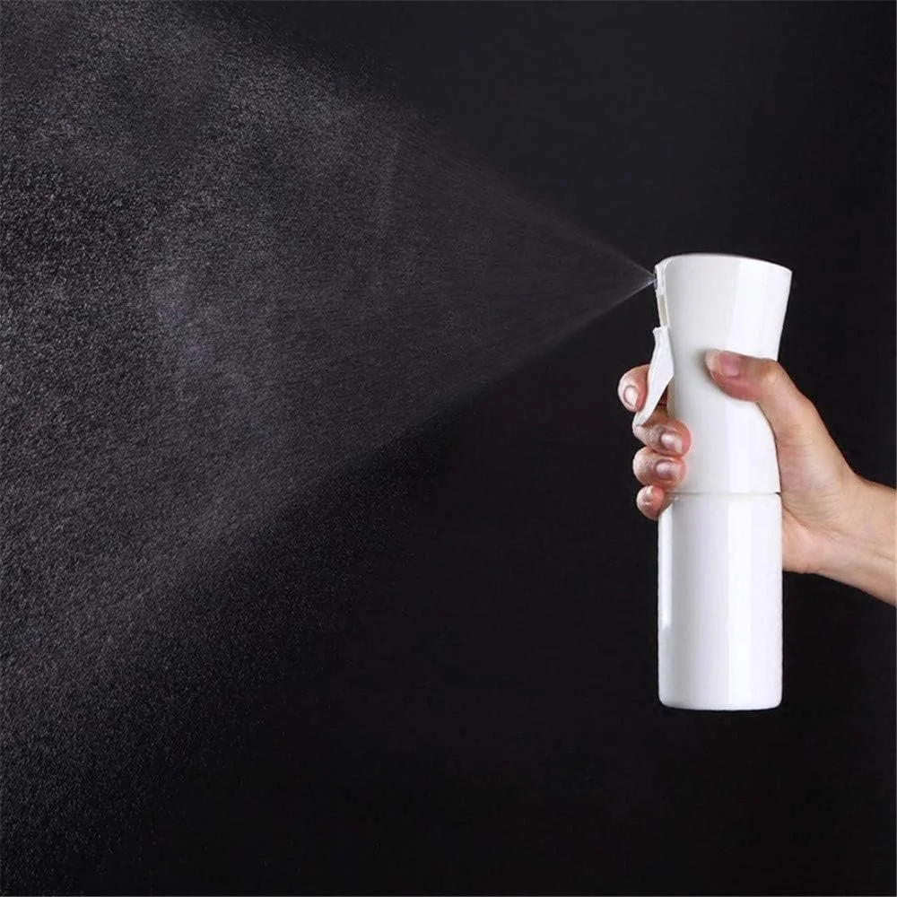 بطری اسپری مو Copiel، بطری خالی آبپاش پیوسته، بطری اسپری مه پاش ریز 160 میلی لیتر، بطری پلاستیکی خالی برای حالت دادن به مو، گیاهان، تمیز کردن (سفید)