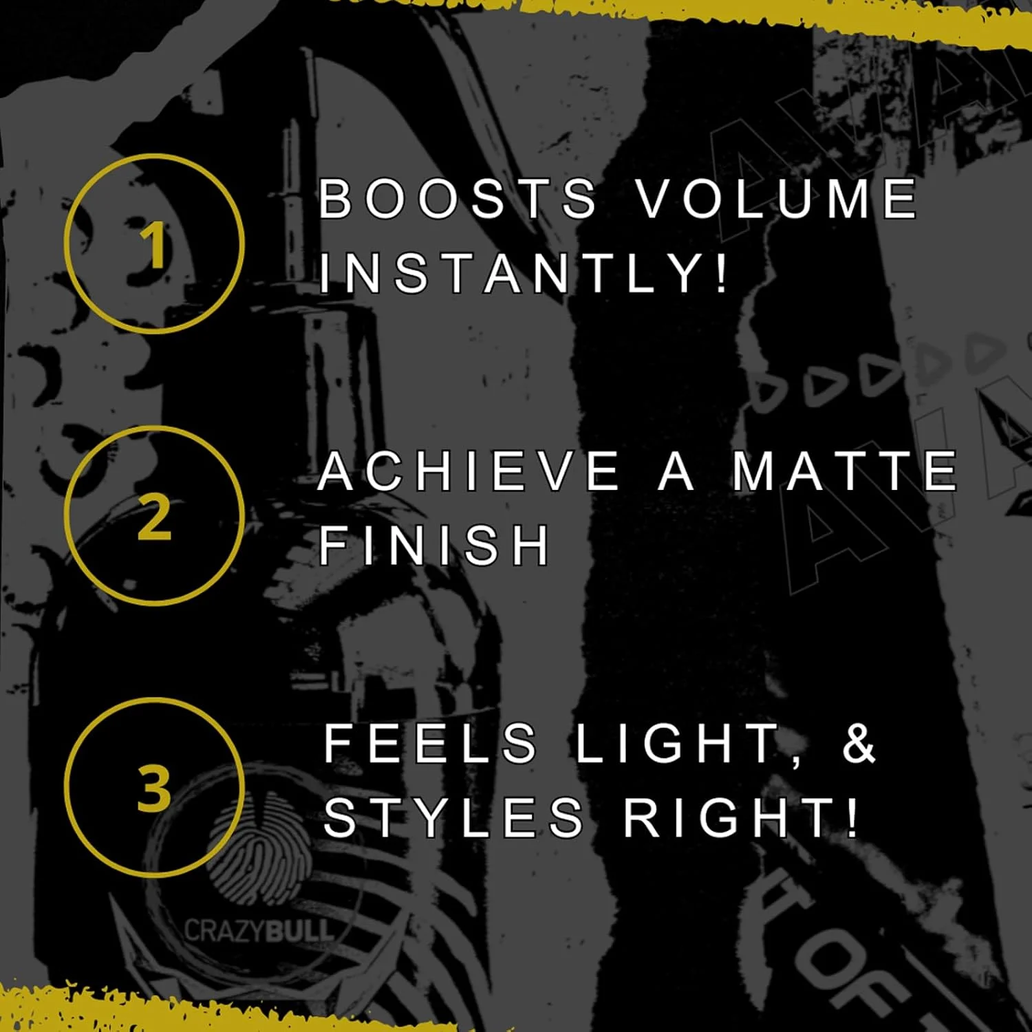 اسپری نمک دریایی کریزی بول - حجم دهنده و با بافت طبیعی و ماندگاری قوی - محصول حالت دهنده مو برای آقایان و بانوان، رایحه مرکبات