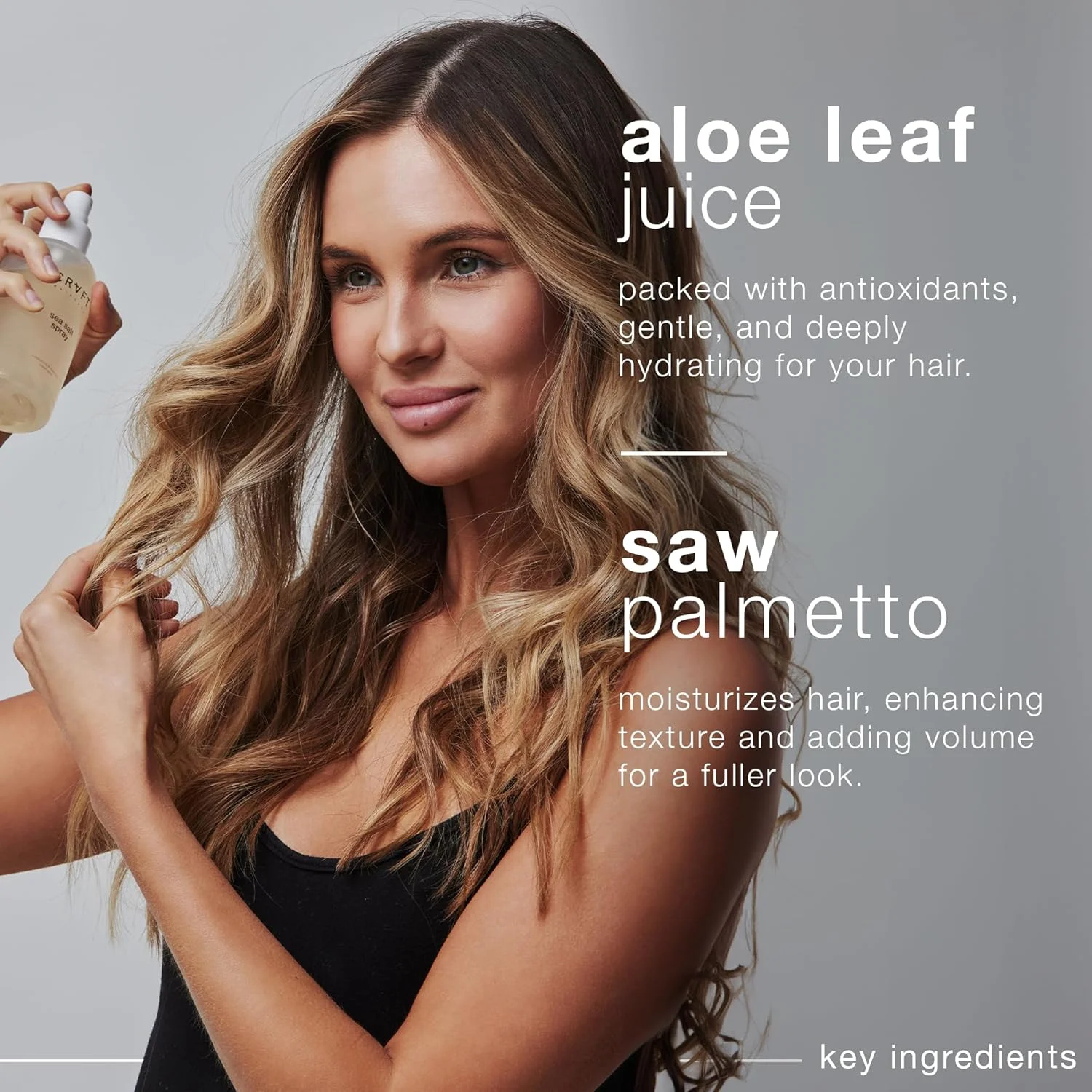 اسپری نمک دریایی CRVFT برای موهای بانوان | نمک دریایی برای مو | اسپری بافت دهنده | حجم دهنده و بافت دهنده برای انواع مو | معطر (200 میل) اسپری نمک دریایی CRVFT برای موهای بانوان | نمک دریایی برای مو | اسپری بافت دهنده | حجم دهنده و بافت دهنده برای انواع مو | معطر (200 میل)