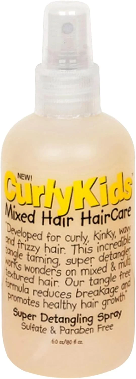 اسپری باز کننده گره مو CurlyKids مناسب موهای فر، 177 میلی لیتر