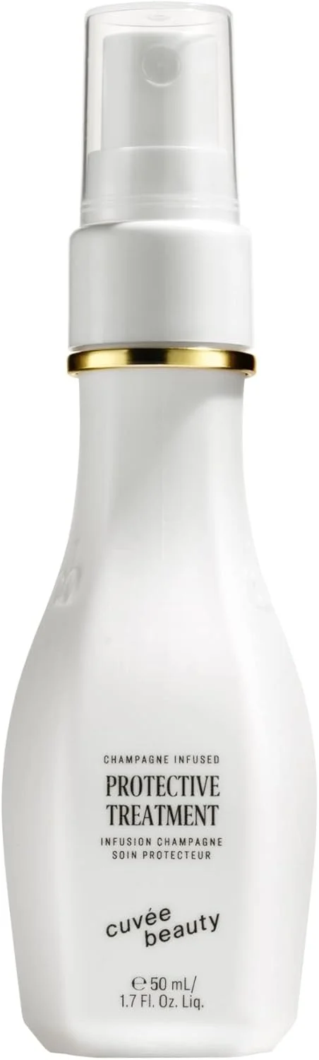 محافظ مو کیوو بیوتی - 148 میلی لیتر - اسپری مو برای محافظت در برابر حرارت، اشعه ماوراء بنفش و عوامل استرس زای محیطی - فرمول غنی شده با رزوراترول و سرامیدها - محافظ رنگ مو