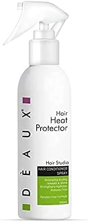 اسپری محافظت از حرارت و رنگ مو DEAUX حاوی روغن آرگان مراکشی، کراتین، رزماری، ویتامین E و B5، حجم 200 میلی لیتر (کلکسیون لوکس)