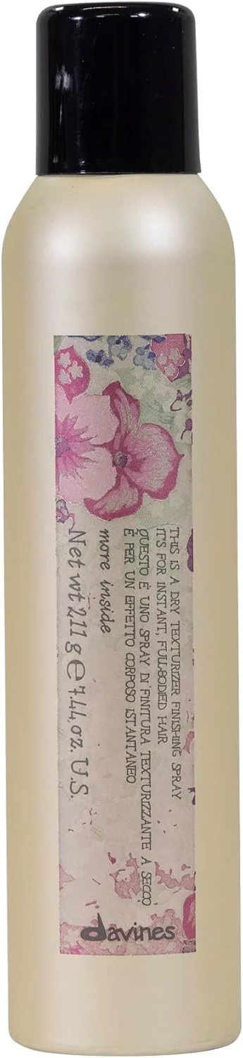 Davines This Is A Dry Texturizer | اسپری بافت دهنده برای موهای پرپشت با حجم، حالت دهی قوی و ظاهری آشفته | 220 میل