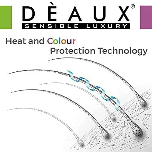 اسپری محافظت از حرارت و رنگ مو DEAUX حاوی روغن آرگان مراکشی، کراتین، رزماری، ویتامین E و B5، حجم 200 میلی لیتر (کلکسیون لوکس)