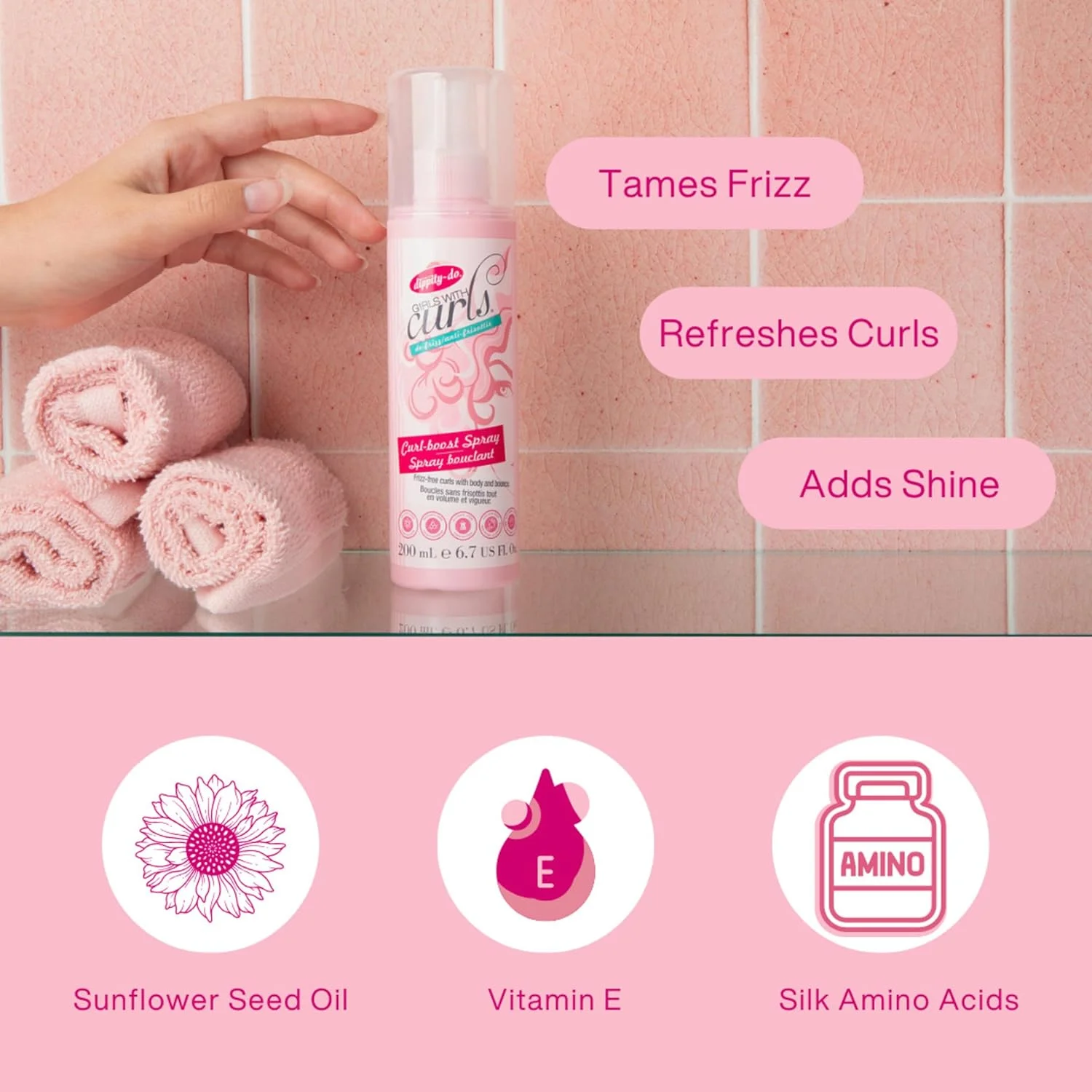 اسپری تقویت کننده فر مو دیپیتی دو مخصوص موهای فر، 200 میلی لیتر