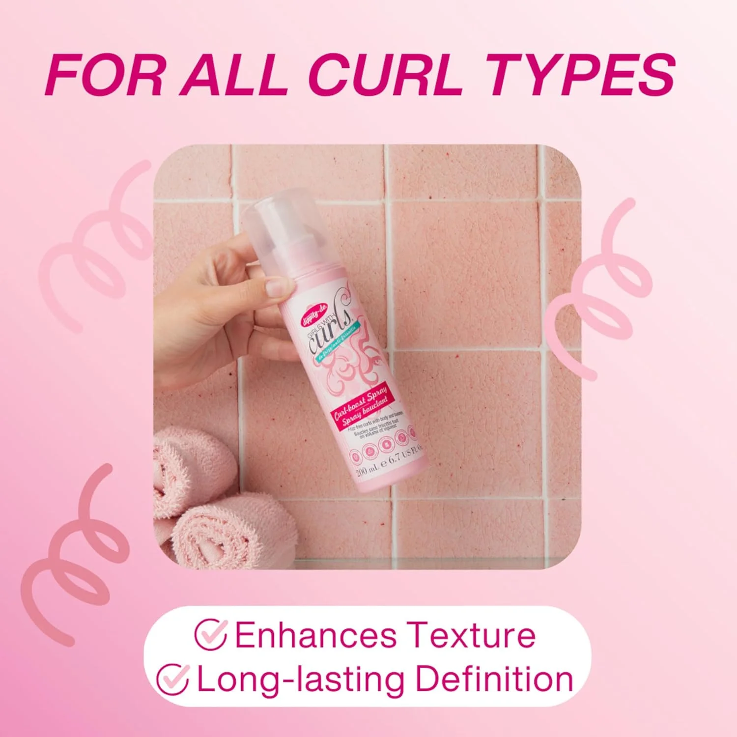 اسپری تقویت کننده فر مو دیپیتی دو مخصوص موهای فر، 200 میلی لیتر