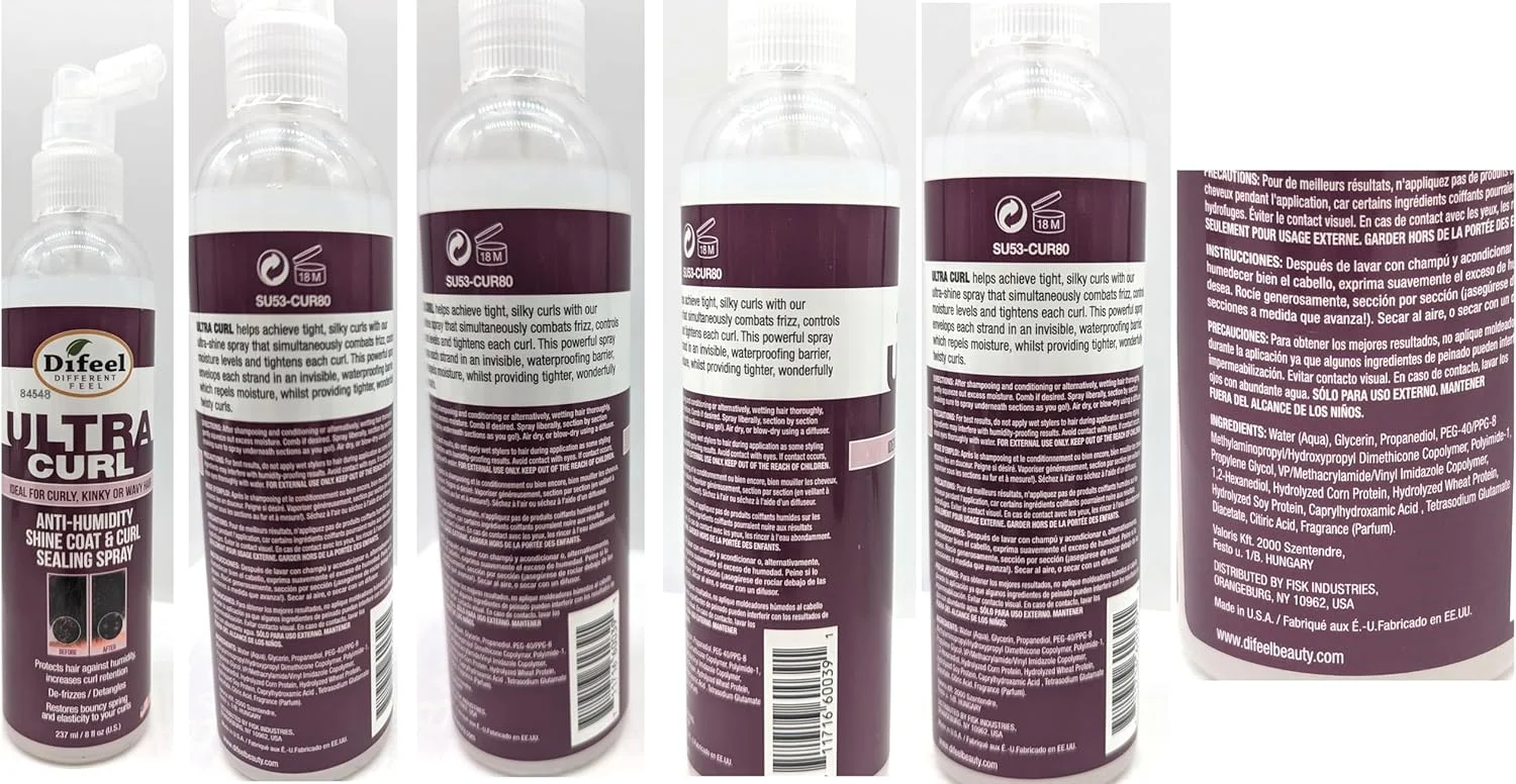 اسپری تثبیت کننده فوق العاده فر مو دیفیل، 236 میلی لیتر - درمان مو برای موهای فر، ضد وز و مقاوم در برابر رطوبت