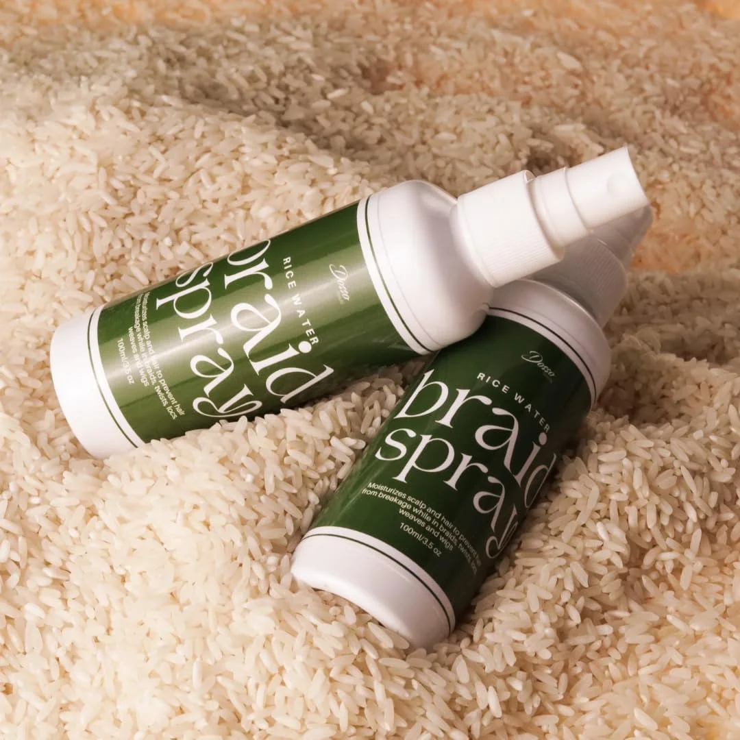 اسپری آب برنج دوسو بیوتی، اسپری مرطوب کننده برای بافت مو، تاب مو و در dreadlocks، جلوگیری از شکستگی و مرطوب کننده پوست سر، 100 میلی لیتر