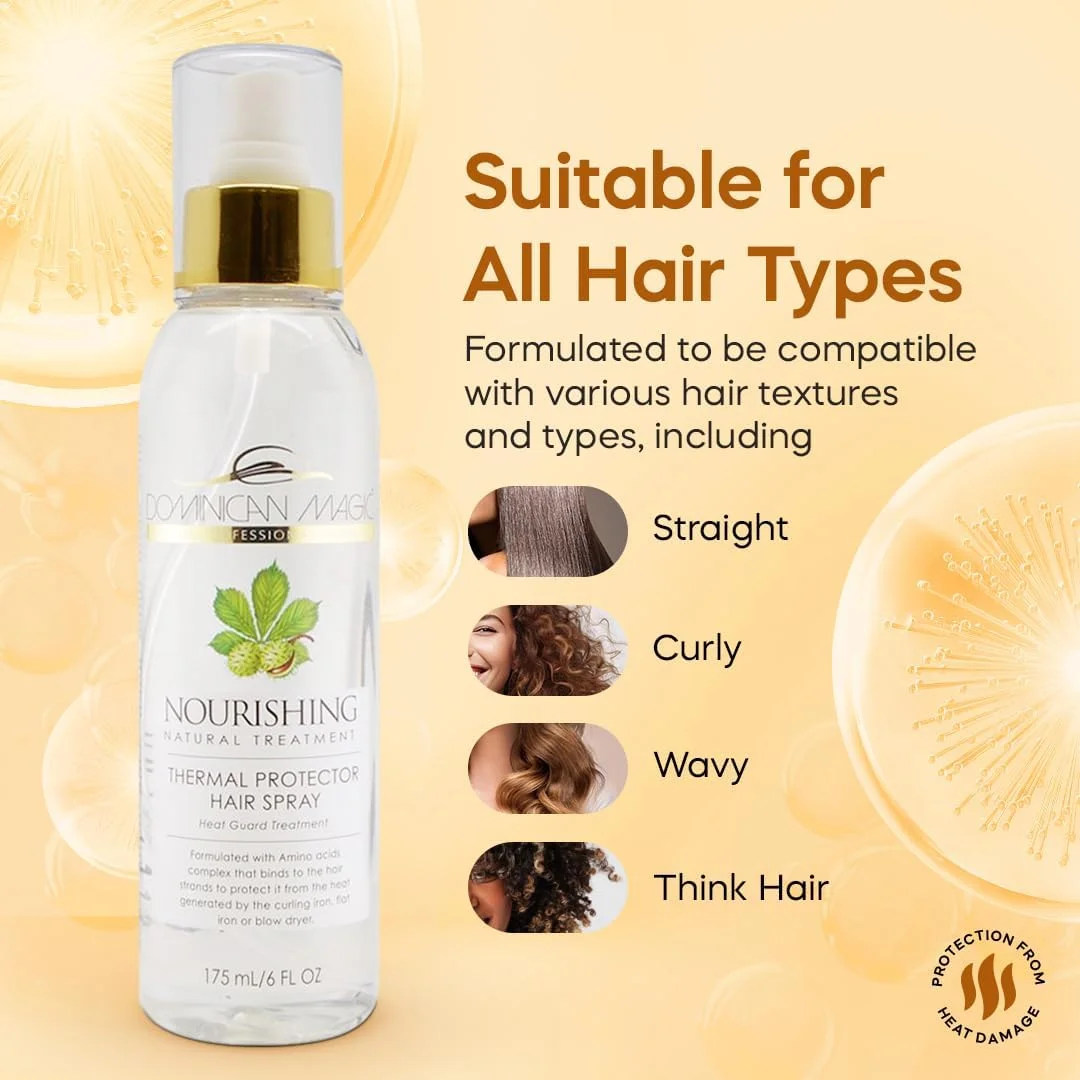 اسپری محافظ حرارتی مو دومینیکن مجیک، ۱۷۷ میلی لیتر اسپری محافظ حرارتی مو دومینیکن مجیک، ۱۷۷ میلی لیتر