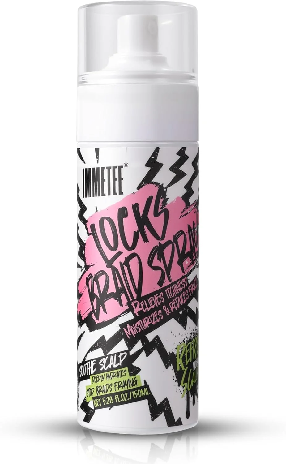 اسپری موی بافت ایمتی، اسپری کنترل وز مو برای بافت، تاب و مدل های ذرت، طراوت بخش پوست سر خشک و خارش دار، مرطوب کننده و درخشان کننده موهای کدر. 150 میلی لیتر