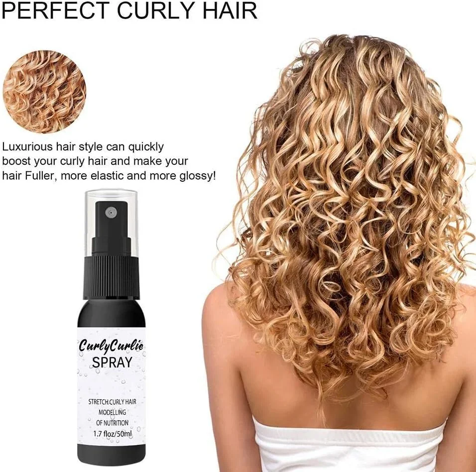 اسپری فر کننده مو ییل پارتی | اسپری فر کننده مو بدون نیاز به شستشو و اسپری محافظ حرارت، اسپری بافت دهنده حاوی روغن ضروری مراقبت از مو، مناسب برای موهای نازک، چرب، صاف، فر، موج دار و ضخیم