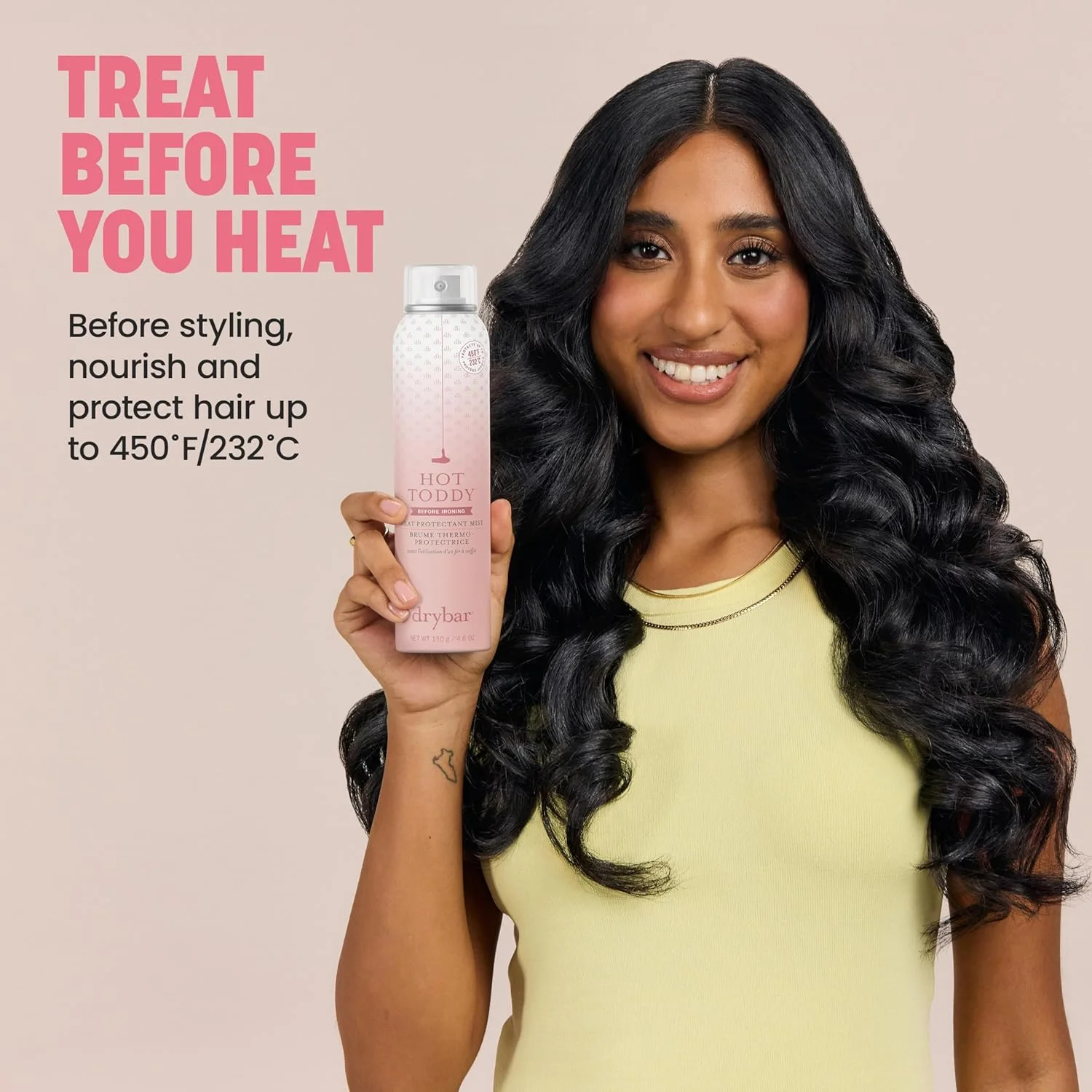 اسپری محافظ حرارت مو Drybar Hot Toddy Coconut Colada، ۱۳۰ میلی لیتر