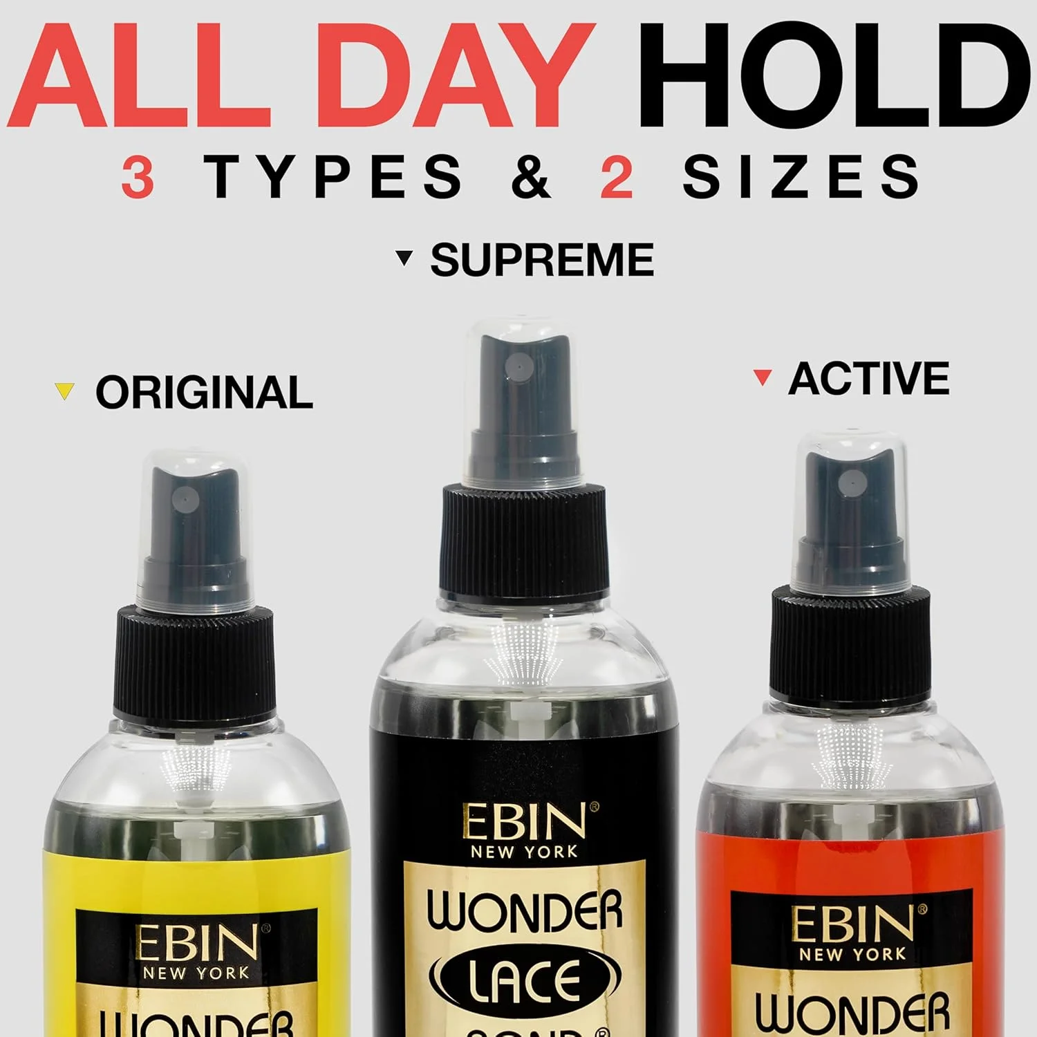 اسپری حالت دهنده مو ایبین نیویورک Wonder Bond، 250 میلی لیتر - قدرت نگهداری فوق العاده قوی (اصلی)