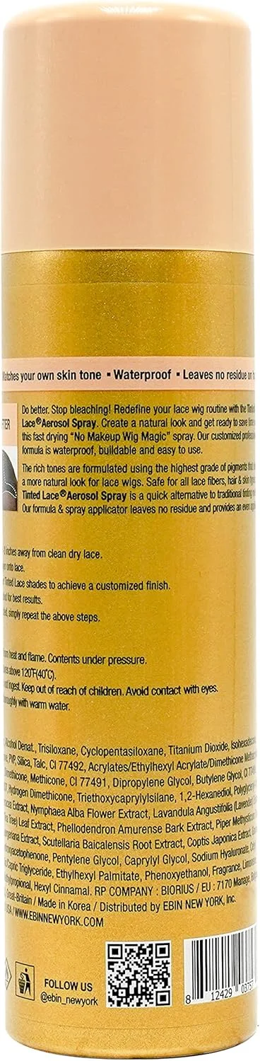 اسپری رنگی توری EBIN NEW YORK - 150 میلی لیتر (بژ گرم متوسط)