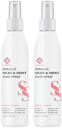 اسپری موی ابریشمی و براق کننده Elabore، بسته 2 عددی، 200 میلی لیتر