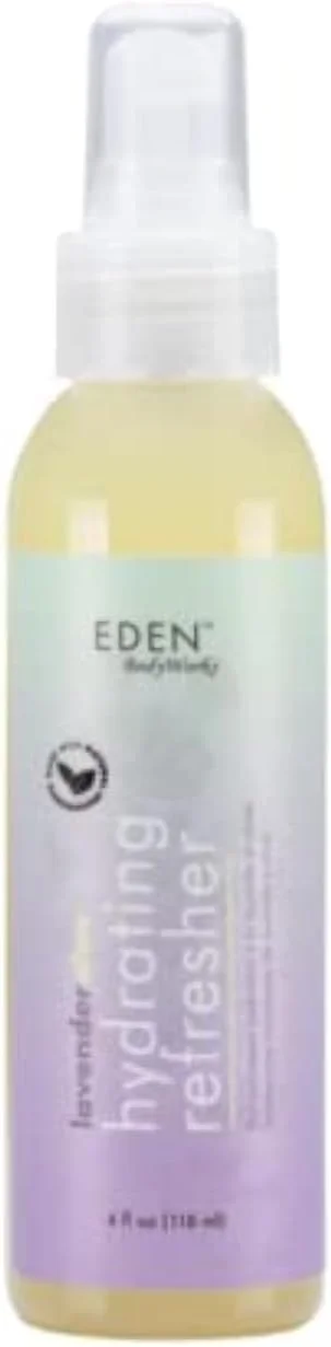 اسپری طراوت بخش آلوئه ورا و اسطوخودوس EDEN BodyWorks (۱۱۸ میلی لیتر) - اسپری موی سبک و ضد وز برای انواع مو