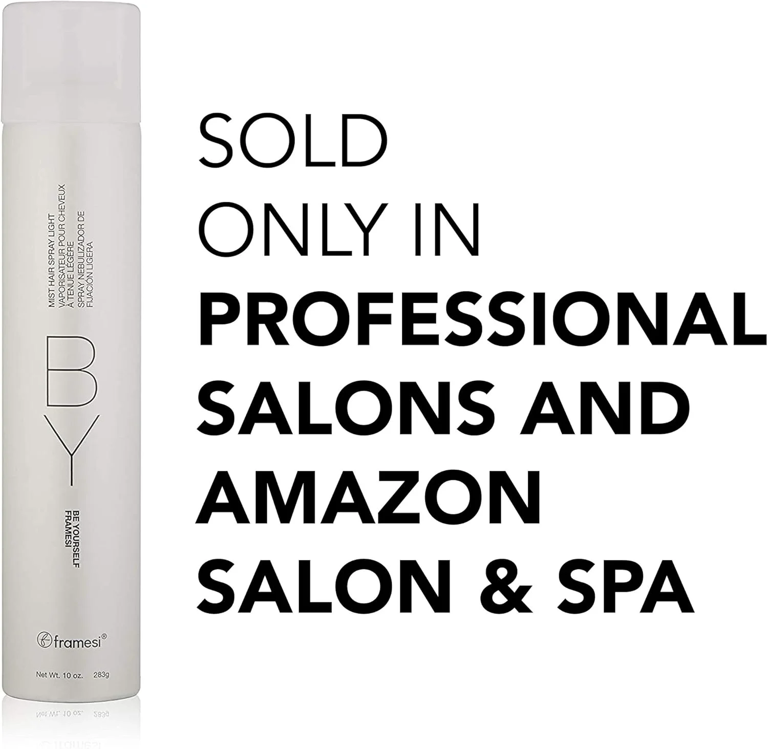 اسپری مو Framesi BY Pearl Mist، اسپری مو با نگهدارنده ملایم برای موهای رنگ شده، 283 گرم
