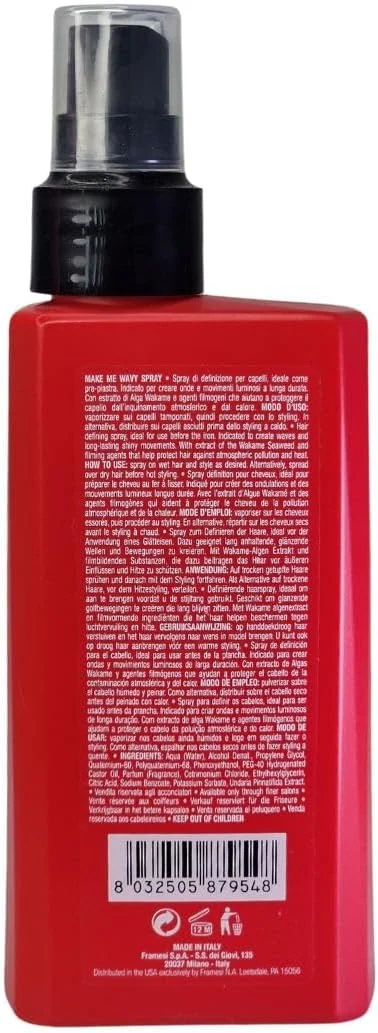 اسپری موی فر طبیعی Framesi For Me - Make Me Wavy برای حجم دهی و خشک کردن در آفتاب