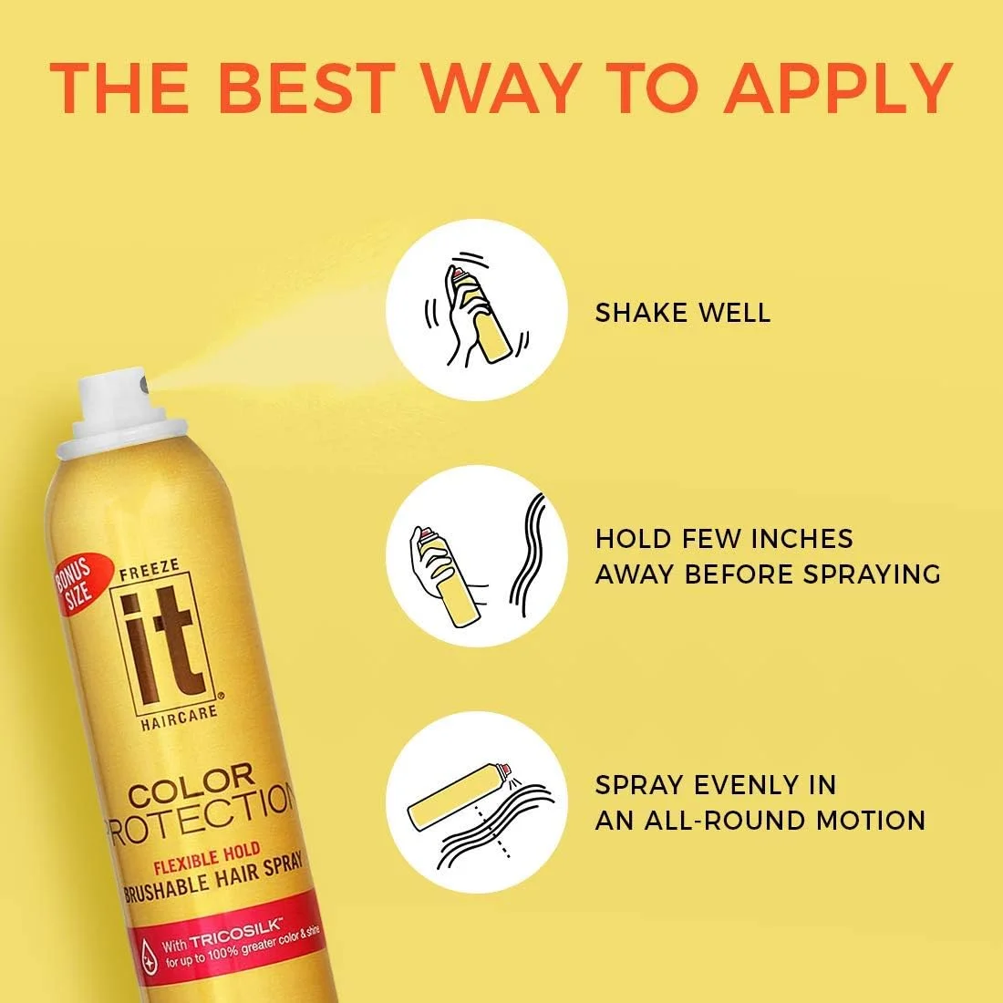 اسپری مو محافظ رنگ مو فریز ایت، 248 گرم اسپری مو محافظ رنگ مو فریز ایت، 248 گرم