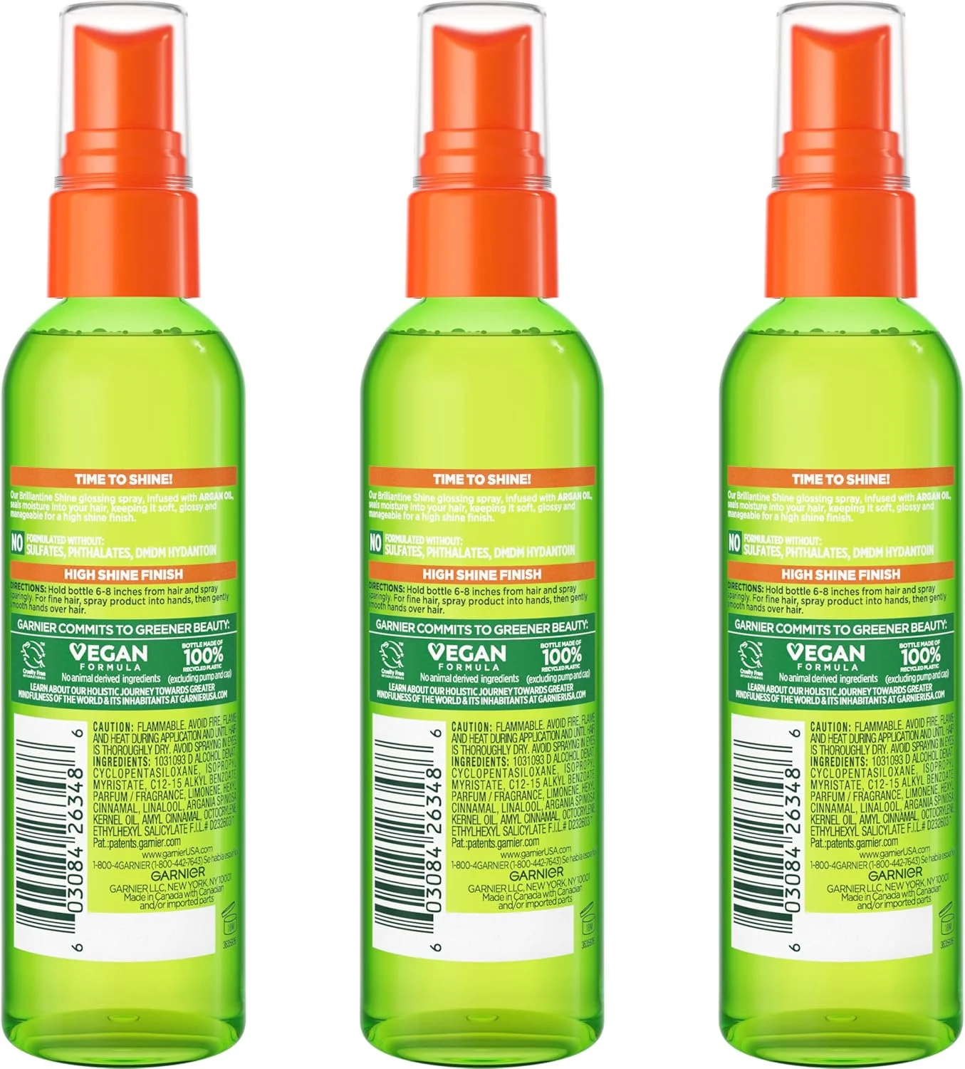 اسپری براق کننده مو گارنیه فروکتیس استایل برای درخشش بالا، روغن آرگان، 88 میلی لیتر، 3 عدد (بسته بندی ممکن است متفاوت باشد) اسپری براق کننده مو گارنیه فروکتیس استایل برای درخشش بالا، روغن آرگان، 88 میلی لیتر، 3 عدد (بسته بندی ممکن است متفاوت باشد)