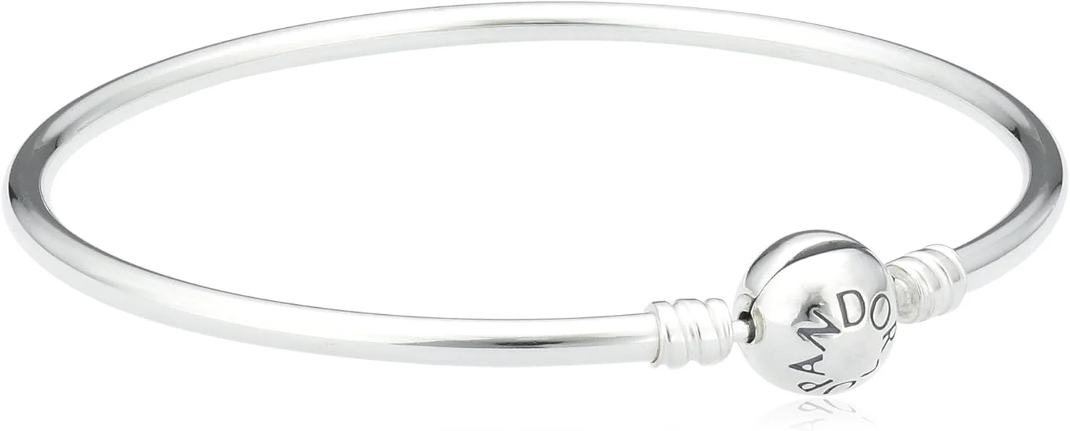 دستبند النگویی نقره استرلینگ زنانه پاندورا، ۱۷ سانتی متر - 590713