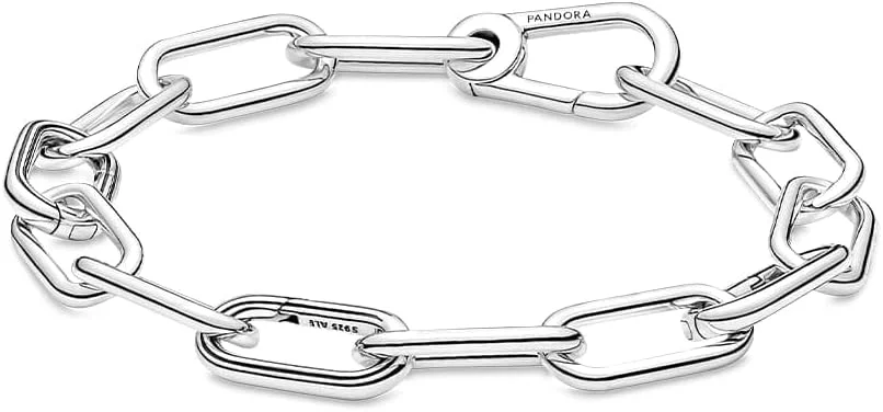 دستبند زنجیری Pandora ME از نقره استرلینگ برای آویزهای مدالیونی