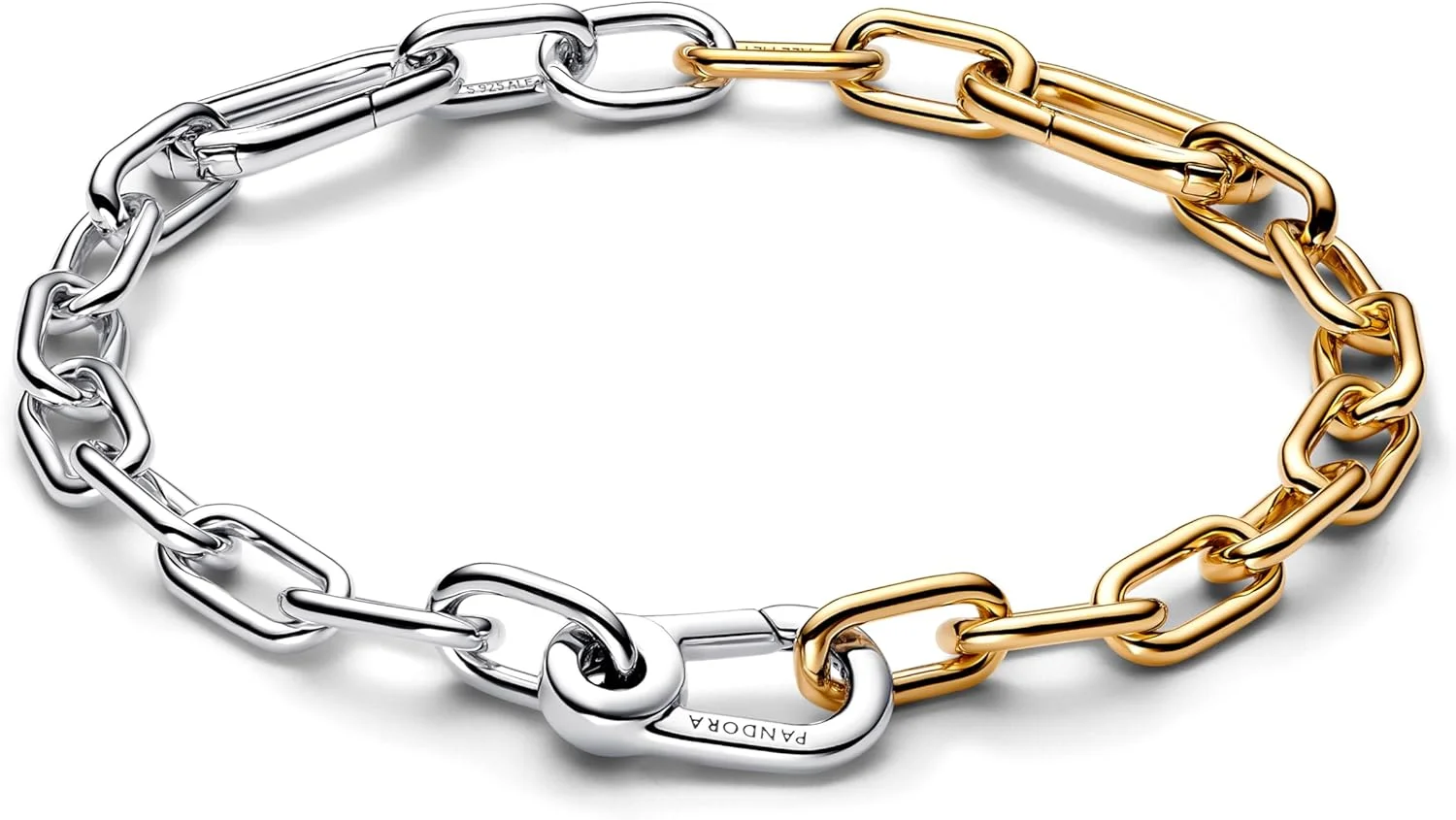 دستبند زنانه پاندورا دورنگ 563689C00 دستبند زنانه پاندورا دورنگ 563689C00