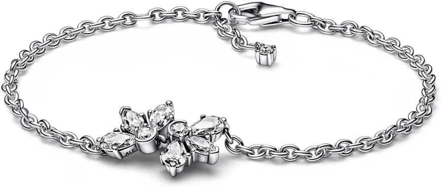 دستبند زنجیری خوشه ای هرباریوم درخشان پاندورا