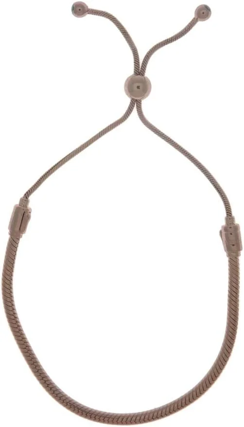 دستبند زنانه پاندورا رزگلد با نگین زیرکونیا، 28 سانتی متر - 587125CZ-2