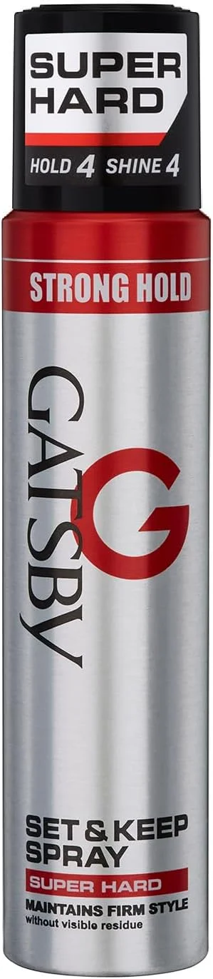 اسپری حالت دهنده و نگهدارنده فوق العاده قوی گتسبی | قدرت حالت دهی قوی برای یک مدل موی محکم | 250 میلی لیتر