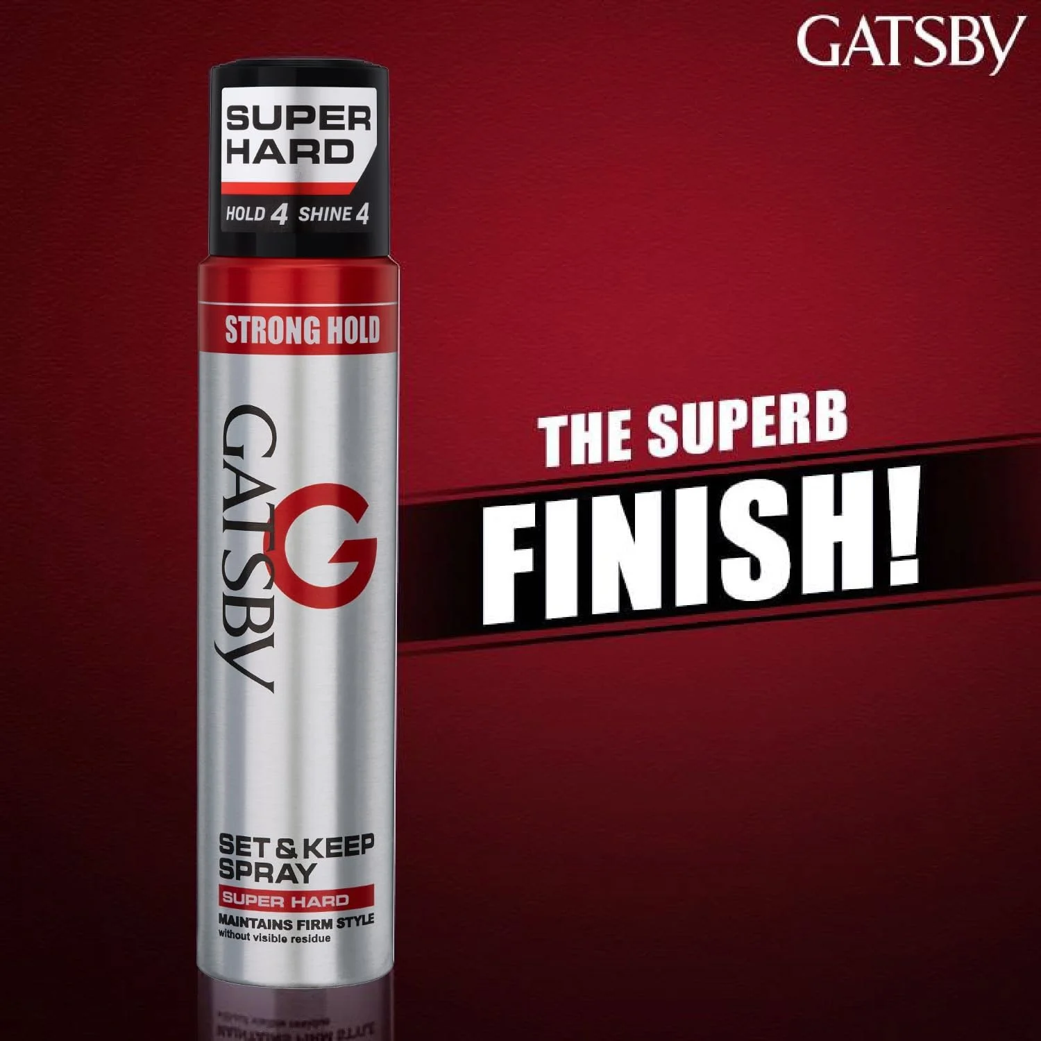 اسپری حالت دهنده و نگهدارنده فوق العاده قوی گتسبی | قدرت حالت دهی قوی برای یک مدل موی محکم | 250 میلی لیتر