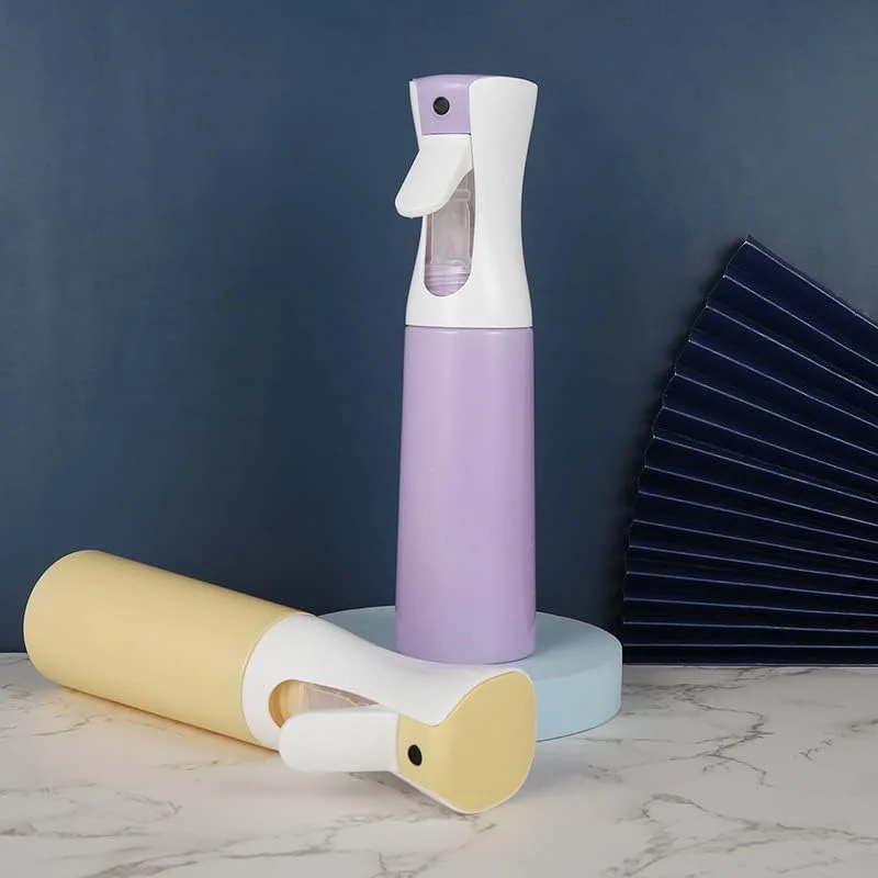 بطری اسپری مو جینویا برادرز، بطری اسپری آب سالنی، بطری های اسپری خالی چند منظوره برای حالت دادن مو در صبح، حالت دهی مو 300 میلی لیتر (بنفش)