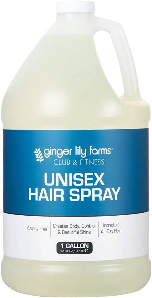 اسپری موی باشگاه و فیتنس زنجبیل لیلی فارمز، مناسب برای خانم ها و آقایان، ۱۰۰٪ وگان و بدون تست حیوانی، حجم ۳.۷ لیتر