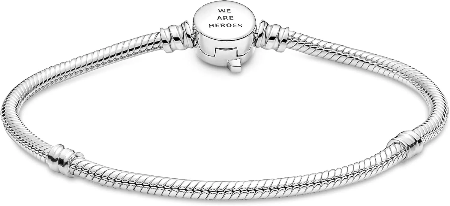 دستبند زنجیری ماری قفل لوگو اونجرز مارول پاندورا Moments دستبند زنجیری ماری قفل لوگو اونجرز مارول پاندورا Moments