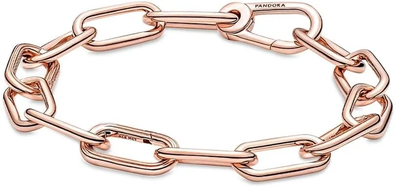 دستبند زنجیری Pandora ME با روکش طلای ۱۴ عیار برای آویزهای مدالیونی