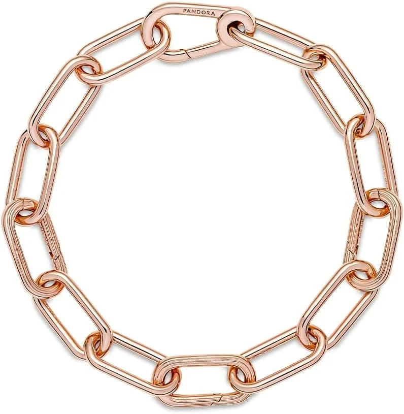 دستبند زنجیری Pandora ME با روکش طلای ۱۴ عیار برای آویزهای مدالیونی