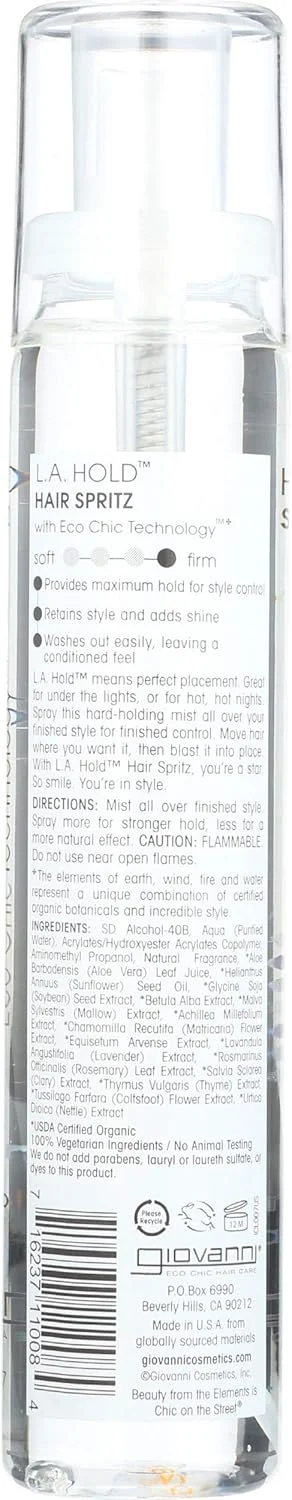 اسپری حالت دهنده مو جیووانی کازمتیکس با قدرت نگه دارندگی بالا، 147 میلی لیتر