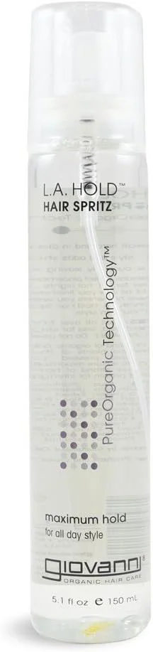 اسپری نگهدارنده مو جیووانی L.A | فناوری Eco Chic برای حالت دهی تمام روز | مواد تشکیل دهنده گیاهی | بدون تست حیوانی | بدون پارابن، سولفات و رنگ